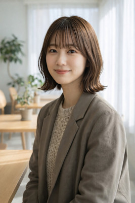 【大人可愛い】外ハネくびれボブ×透明感ショコラグレージュ