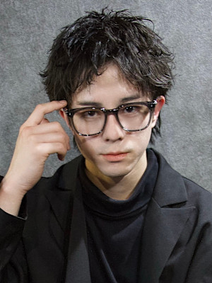 スパイキーショート×ルーズショート×ルーズパーマ×men's