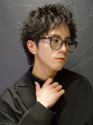 スパイキーショート×ルーズショート×ルーズパーマ×men's