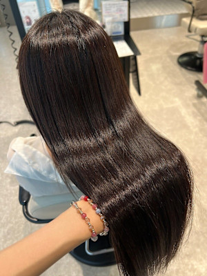 【Chao yuika】ダークブラウン 透明感カラー 