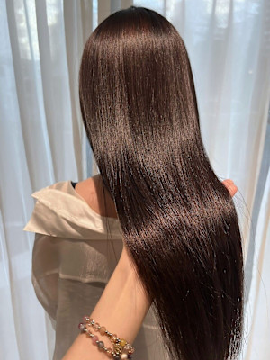【Chao yuika】ショコラブラウン　髪質改善ストレート