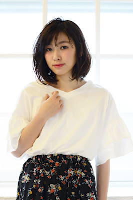 ナチュラル可愛いボブスタイル