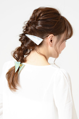 編みおろしロングダウンスタイル