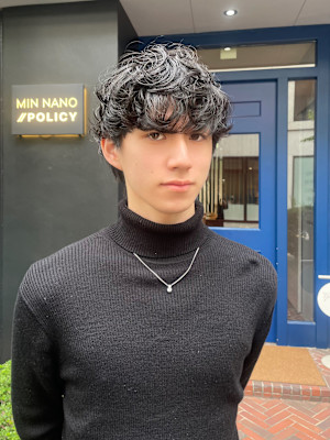 無造作ルーズパーママッシュ