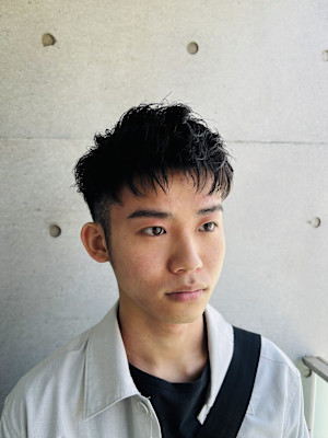 ナチュラル束感マッシュショート