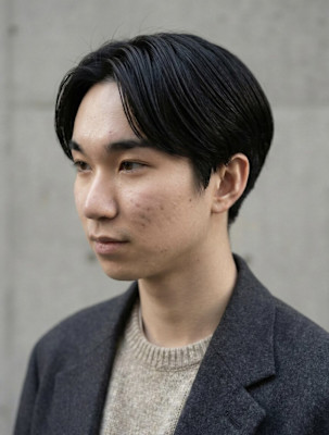 メンズ好感度No.1！大人センターパート♯44