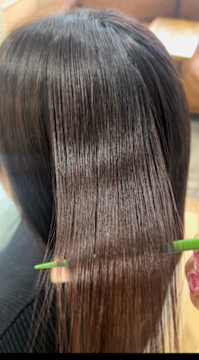 縮毛矯正/ケアストレート/艶髪
