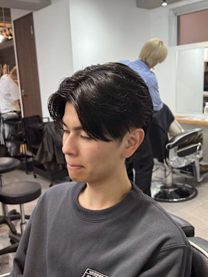 大宮/カット/短髪/毛流れ/センターパート