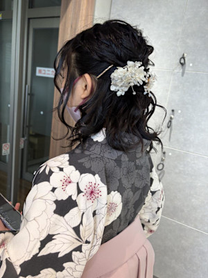 ヘアセット/ハーフアップ/着付け