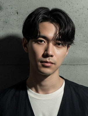 メンズ・色気ナチュラルセンターパート♯45