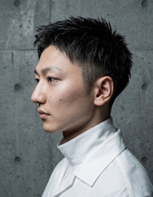 メンズ清潔感アップバングショート♯48