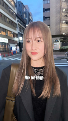 ミルクティーベージュ/ザクザクレイヤー