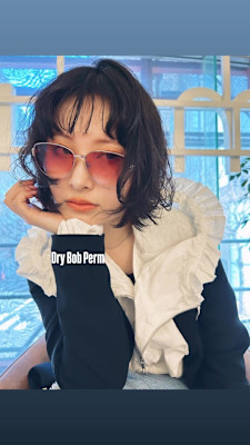 ドライボブパーマ/緩め抜け感パーマ