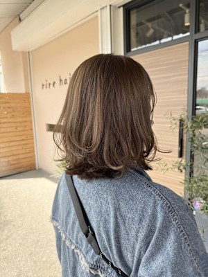 グレージュカラー/ブリーチなし