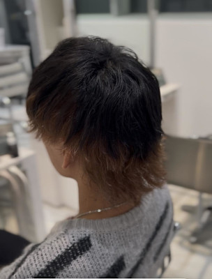 インナーカラーウルフ