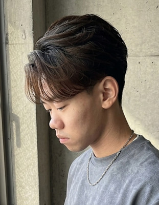 メンズニュアンスセンターパート♯83