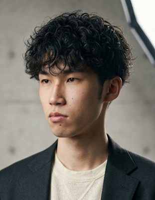 メンズツイストスパイラル×重ためマッシュ♯64