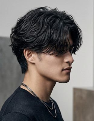 メンズ無造作感が魅力のラフパーマ＃65