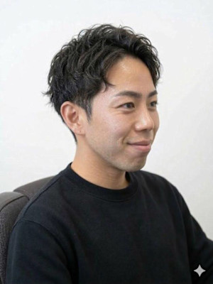 ツーブロックショートスタイル