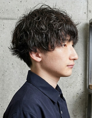 メンズ色気UP！　大人の波巻きパーマ♯91