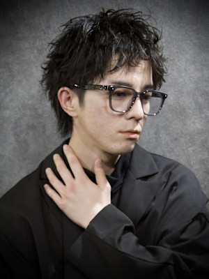 【ルーズショート】スパイキーショート/短髪/メンズパーマ