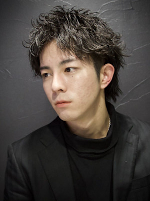 【ルーズショート】スパイキーショート/短髪/メンズパーマ