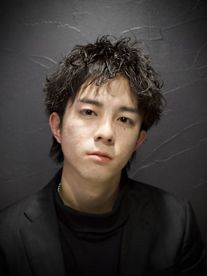 【ルーズショート】スパイキーショート/短髪/メンズパーマ