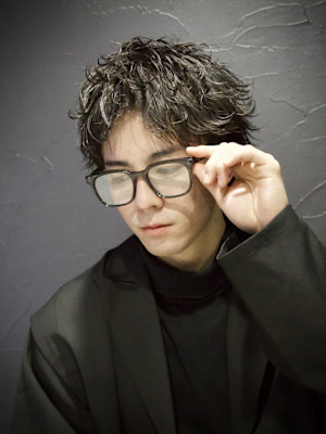 【ルーズショート】スパイキーショート/短髪/メンズパーマ