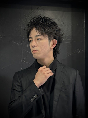 【ルーズショート】スパイキーショート/短髪/メンズパーマ