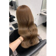 ブリーチ無しミルクティー