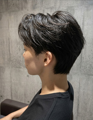 メンズシルエット美際立つメンズマッシュショート♯72