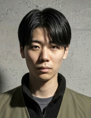 メンズ大人ニュアンスセンターパート♯59