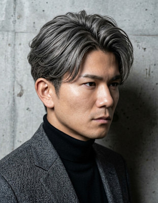 メンズクラシックフェザーマッシュ♯60