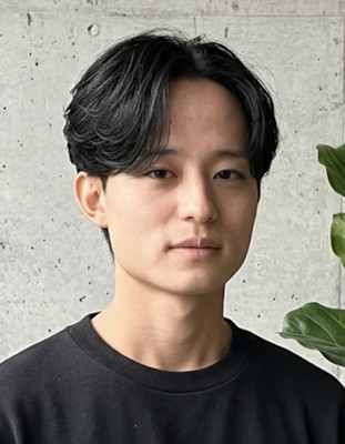 メンズナチュラルセンターパート♯90