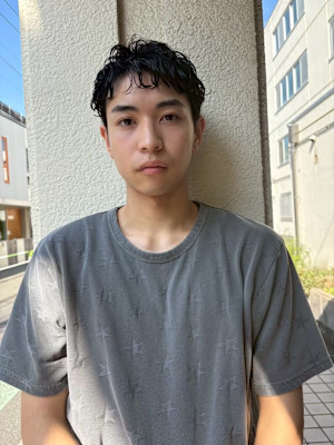 学芸大学【CEINEloq】メンズカット×スパイラルパーマ