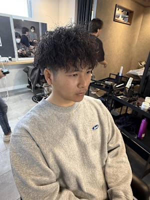 大宮/カット/短髪/毛流れ/センターパート