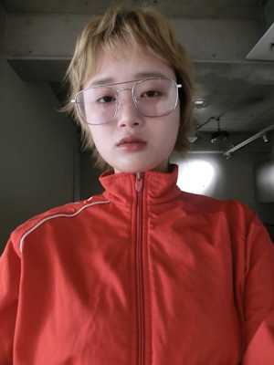 マッシュショート×ハイトーンベージ