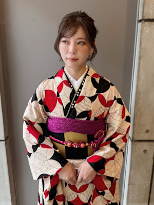 お着物ヘアセット