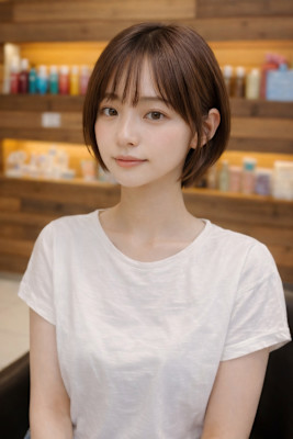 小田急相模原で乾かすだけでまとまるショートボブ