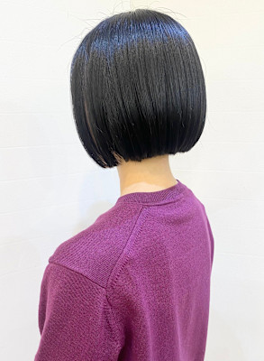 【morio成増/一戸】大人可愛いミニボブ黒髪