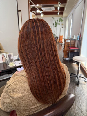 ハイライトカラー　オレンジカラー