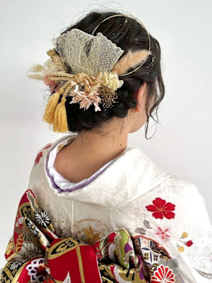 アップスタイル  ヘアスタイル ヘアアレンジ 和装ヘア