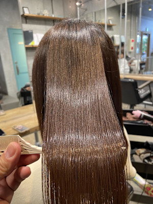 ケアカラー+髪質改善トリートメント