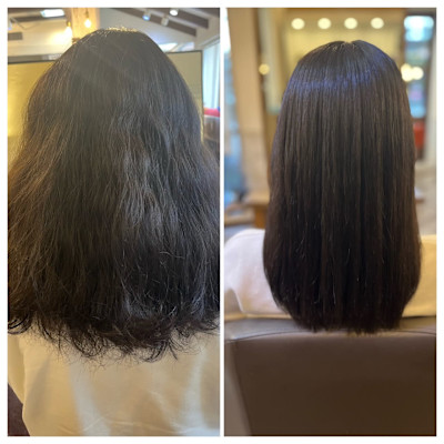 髪質改善ストレート