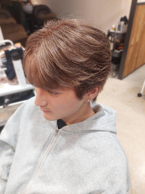 メンズカラー/ベージュ/10代/大名