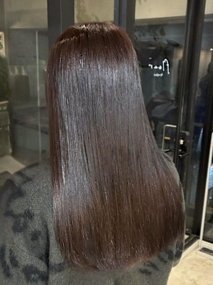 ピンクブラウン/ロング/大名