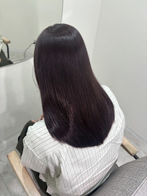 ボルドーカラー/カシスカラー/ラベンダーピンク/髪質改善