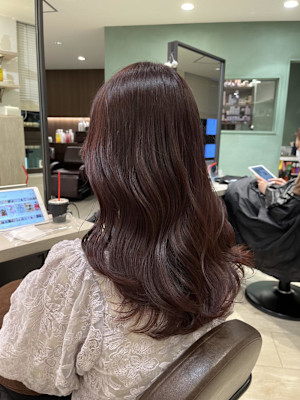 春のピンクラベンダーカラーで柔らか透明感＊高上