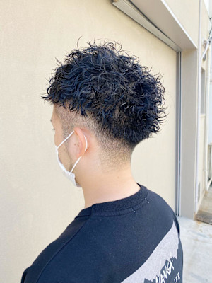 メンズショートスパイラル