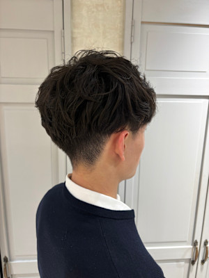 【and.S 銀座】シャドーパーマ２０代メンズ